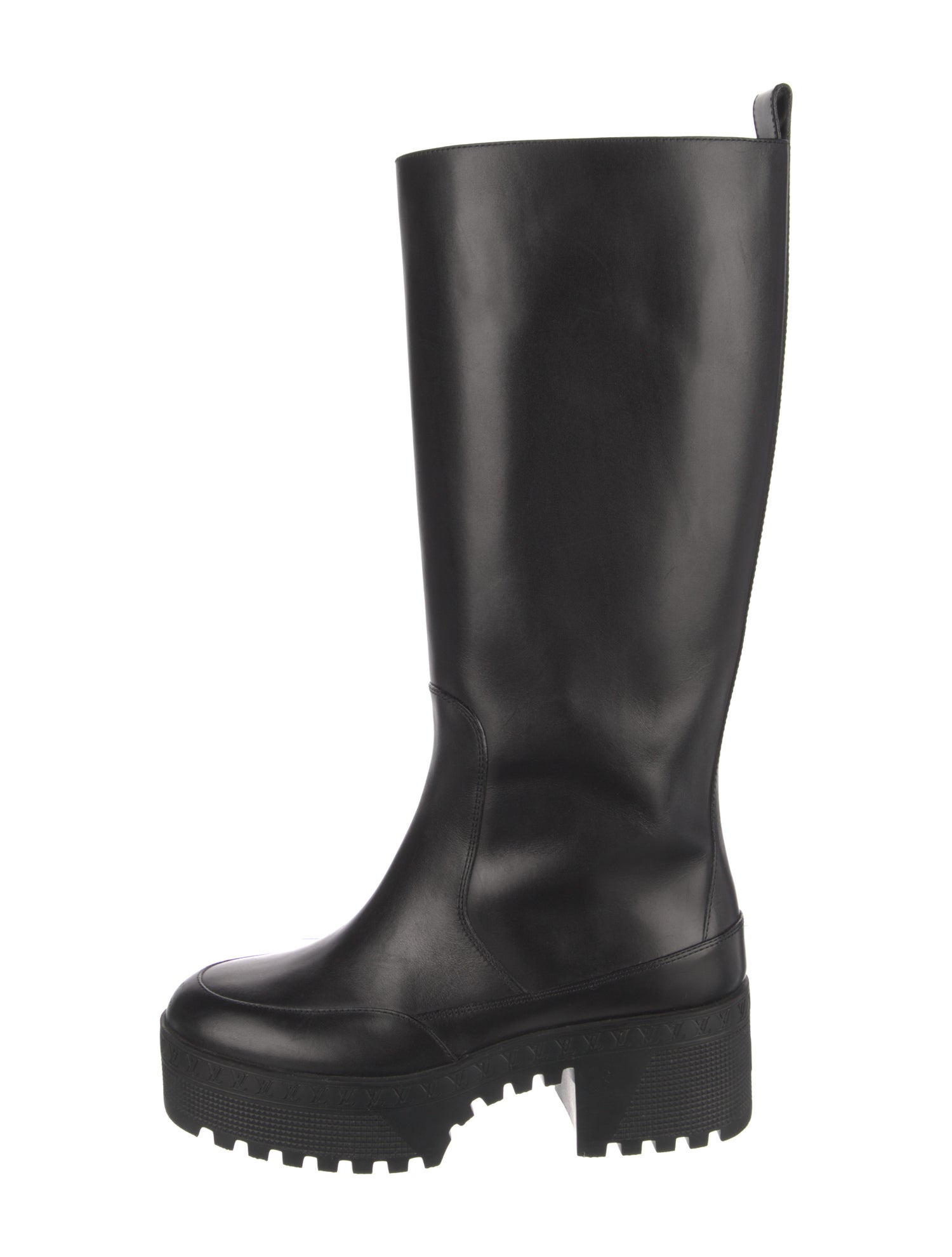 Louis Vuitton Leather Rain Boots