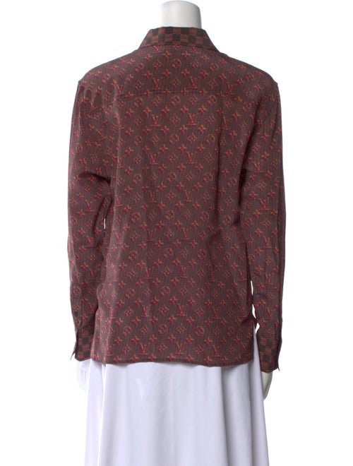 Louis Vuitton 2019 Silk Button-Up Top