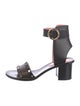 Louis Vuitton Monogram Pattern Leather Sandals