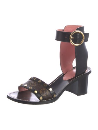 Louis Vuitton Monogram Pattern Leather Sandals