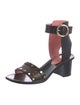 Louis Vuitton Monogram Pattern Leather Sandals