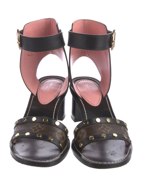 Louis Vuitton Monogram Pattern Leather Sandals