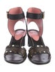 Louis Vuitton Monogram Pattern Leather Sandals