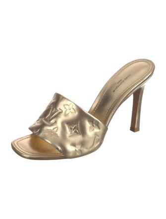 Louis Vuitton Revival Mules LV Monogram Slides