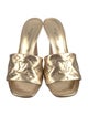 Louis Vuitton Revival Mules LV Monogram Slides