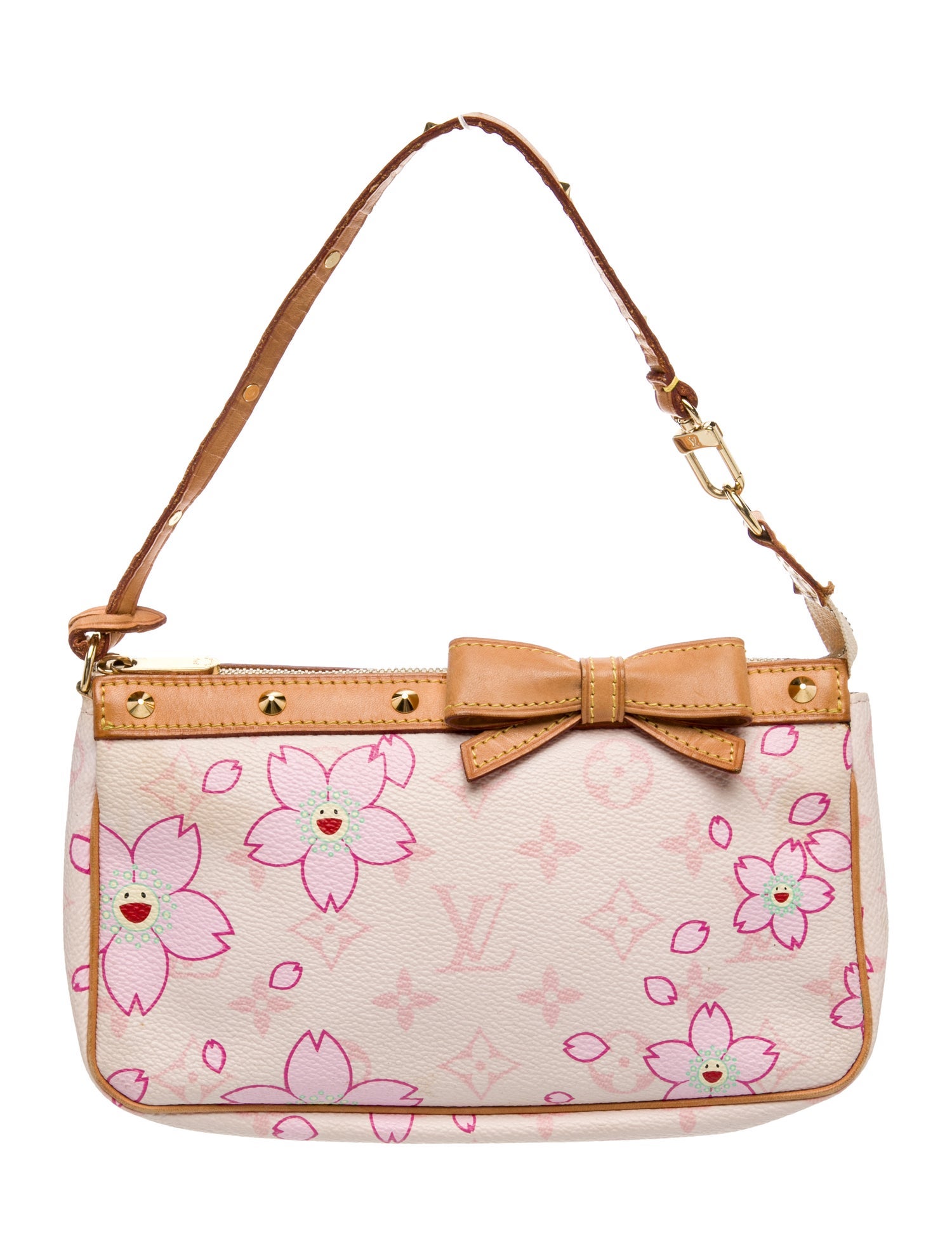 Louis Vuitton Monogram Cherry Blossom Pochette Accessoires Vintage