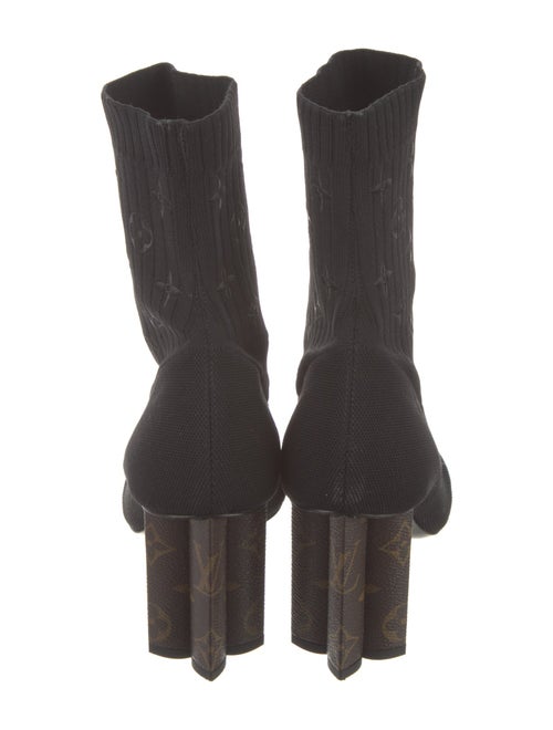 Louis Vuitton Monogram Pattern Sock Boots