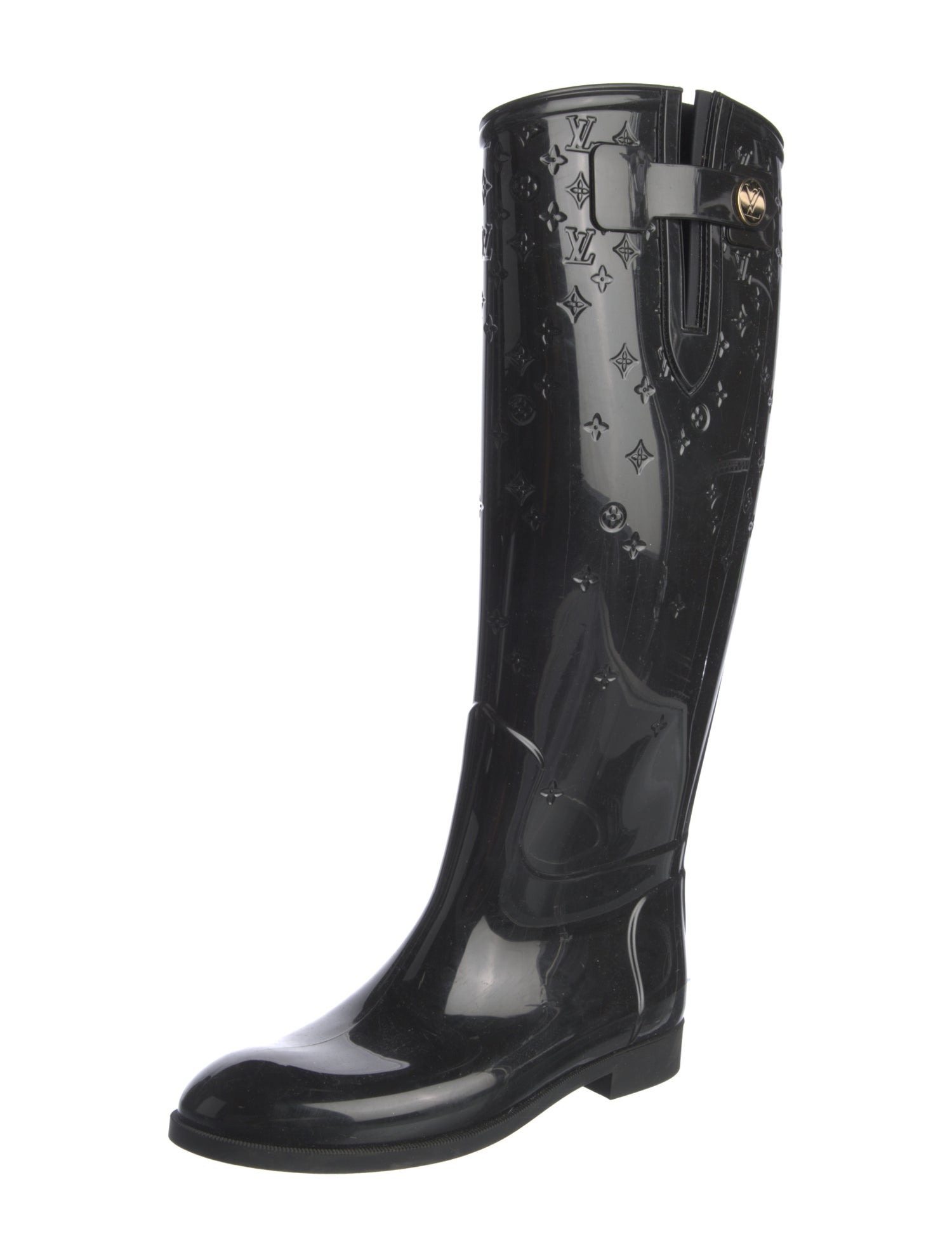 Louis Vuitton LV Monogram Rubber Rain Boots