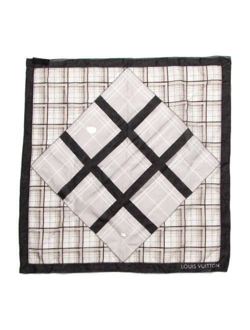 Louis Vuitton Pattern Print Pocket Square