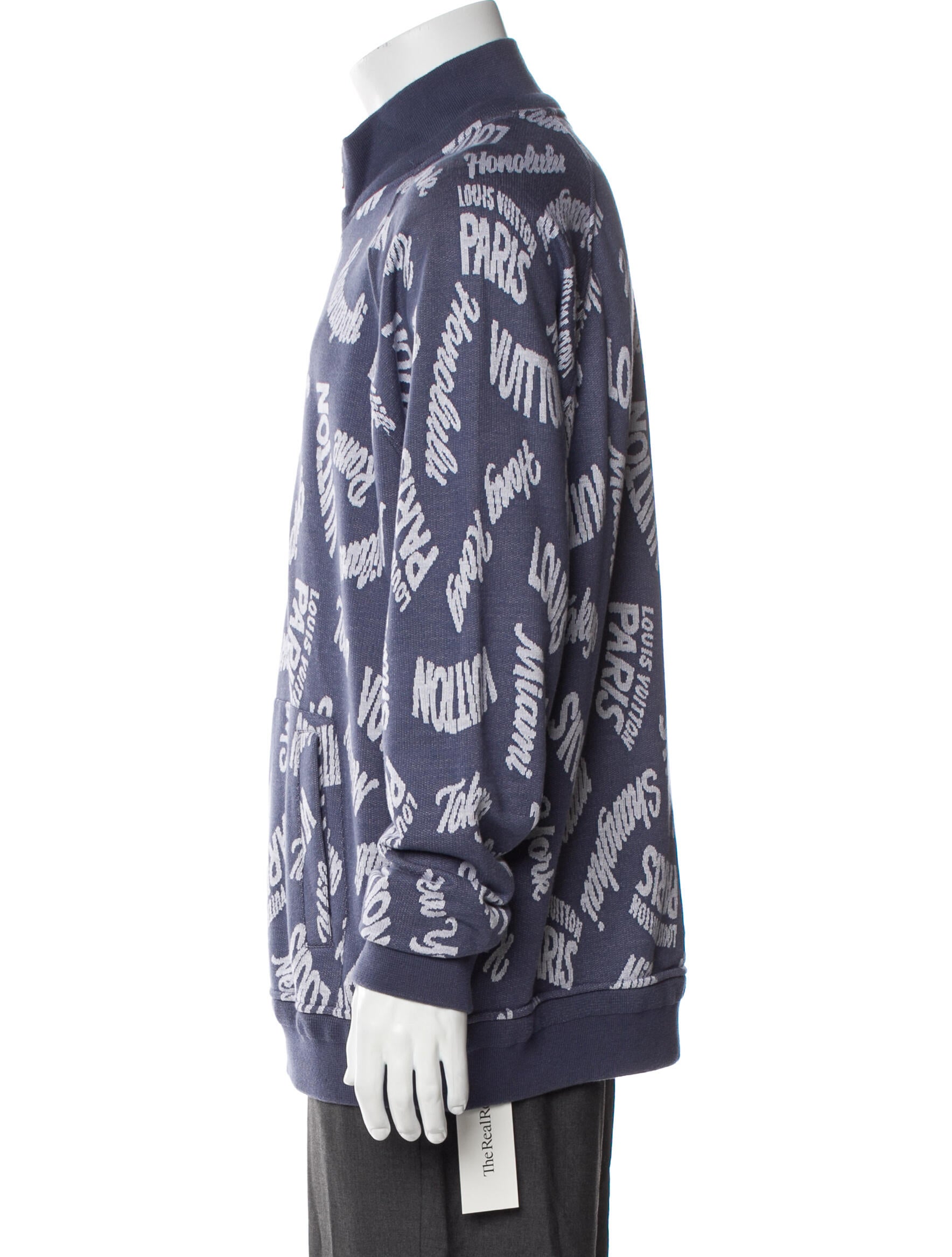 Louis Vuitton 2018 Printed Polo Sweater