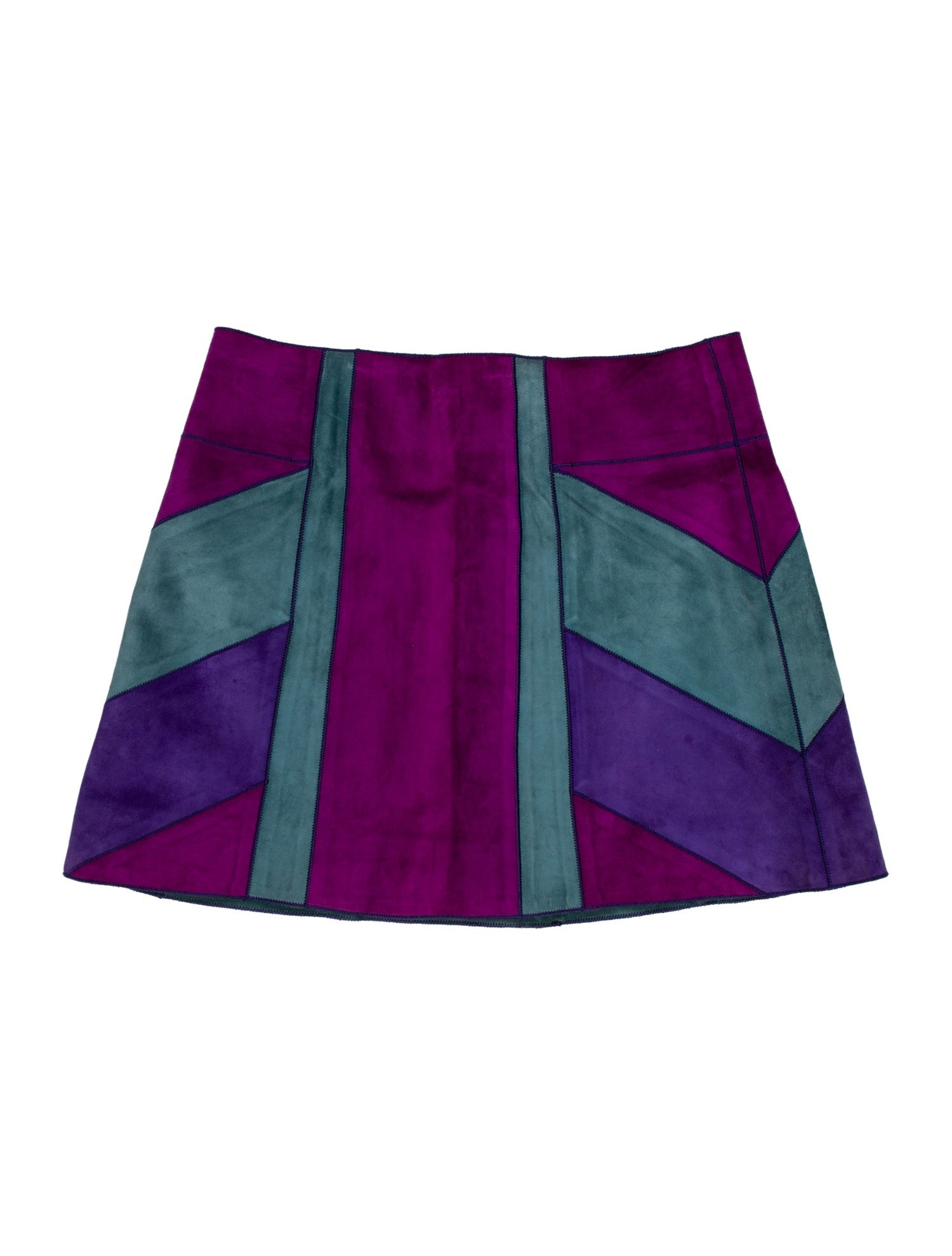 Louis Vuitton Suede Mini Skirt