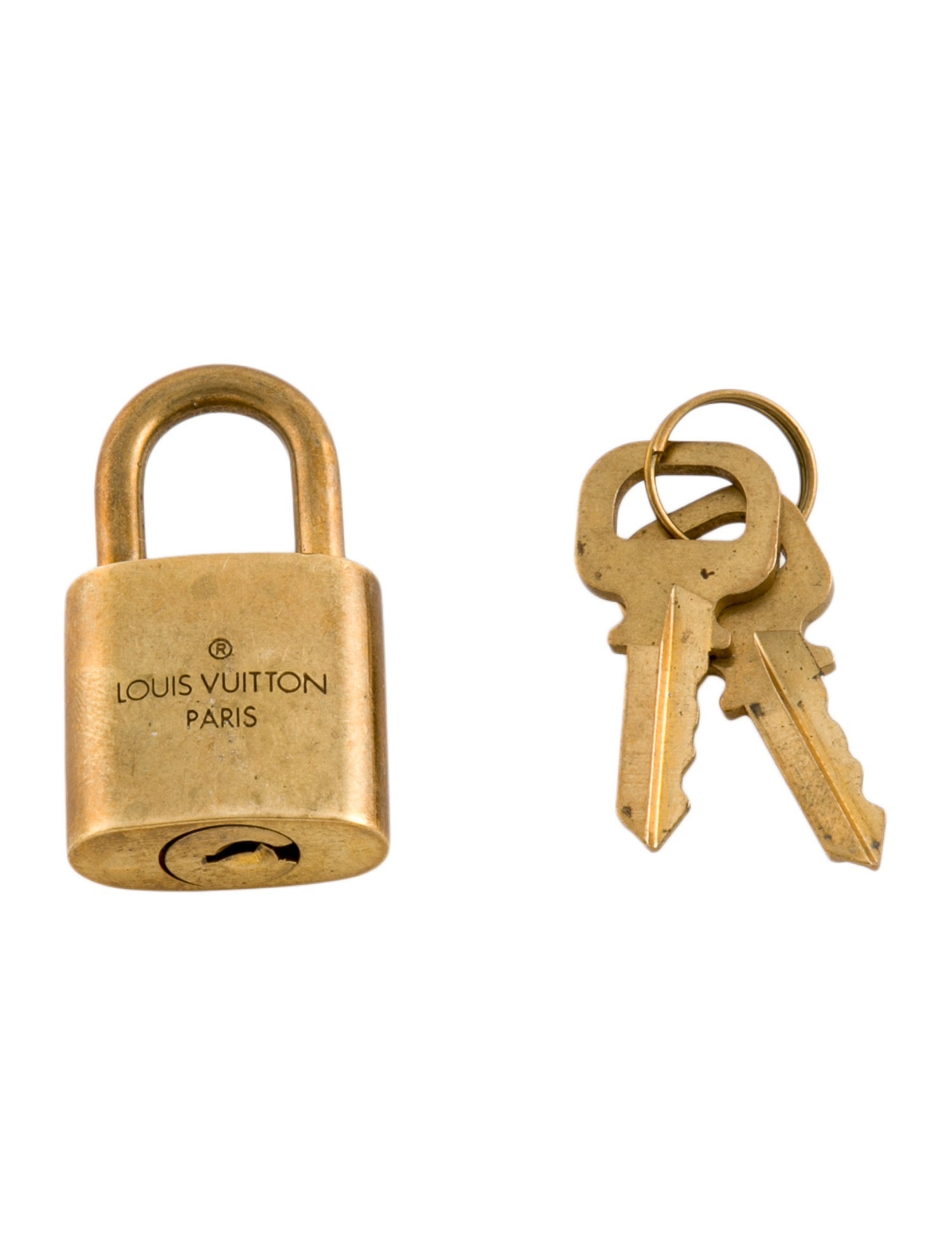 Louis Vuitton Brass Lock & Key Sek