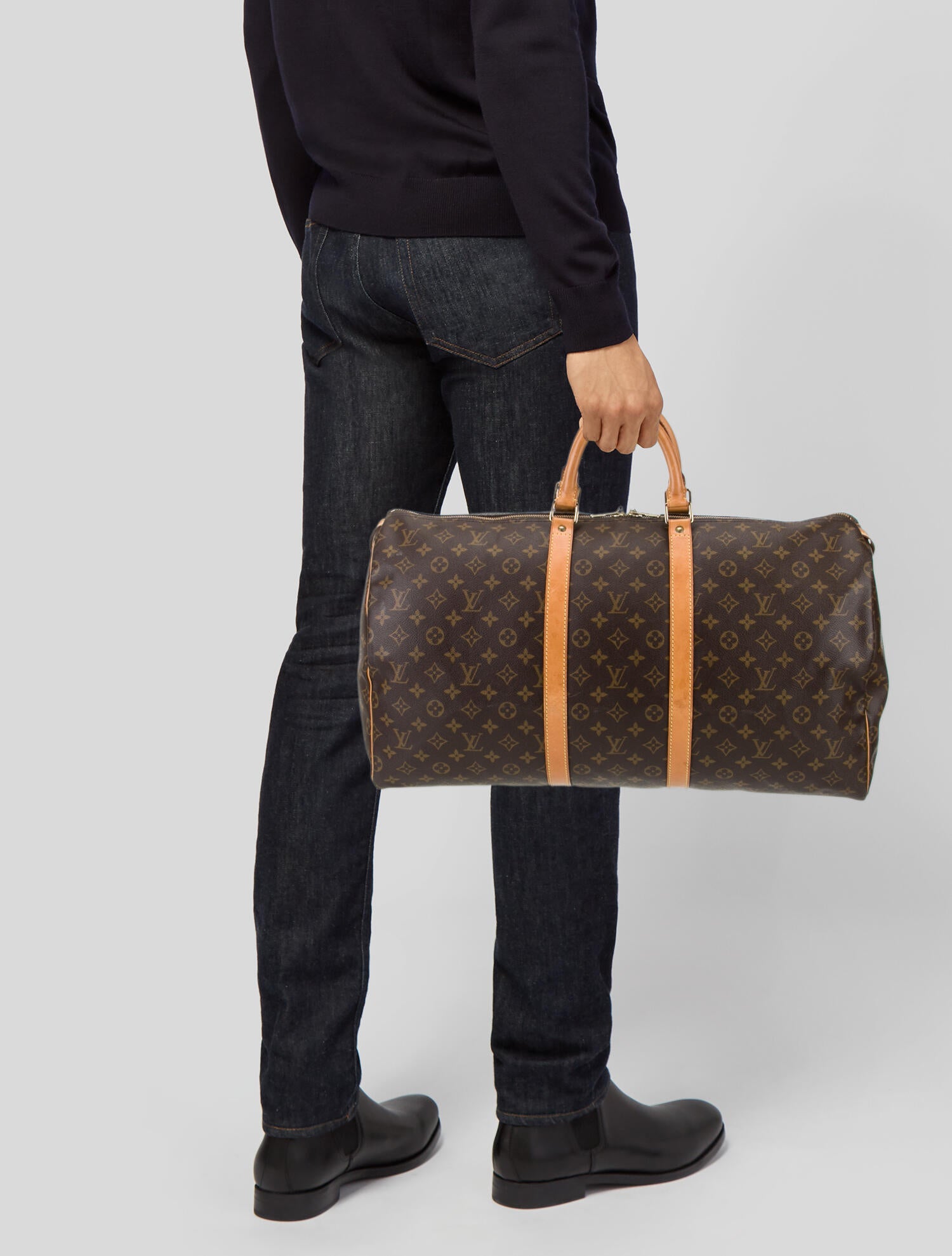 Louis Vuitton LV Monogram Keepall 55 Vintage