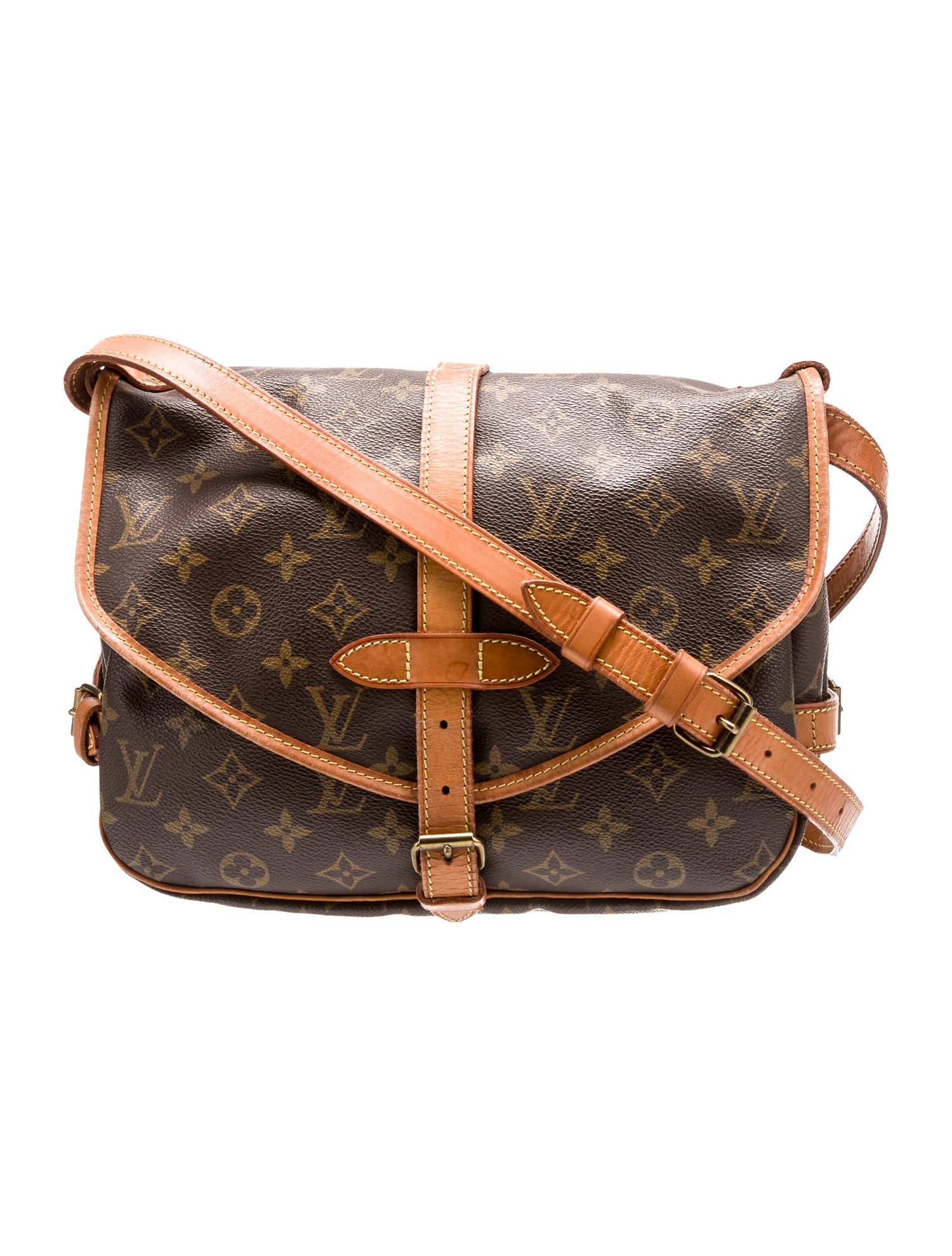 Louis Vuitton LV Monogram Saumur 30 Vintage