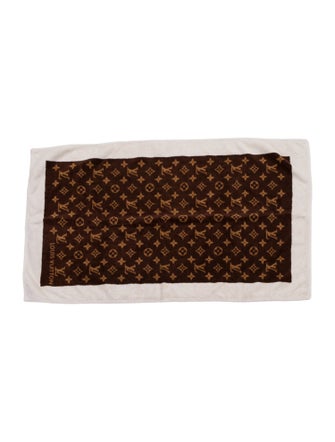 Louis Vuitton Cotton Monogram Beach Towel