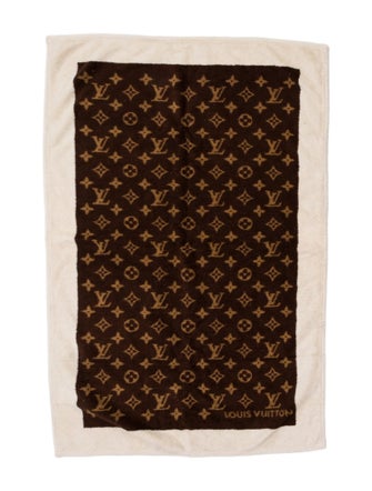 Louis Vuitton Cotton Monogram Beach Towel