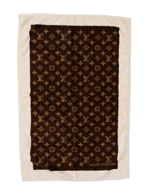 Louis Vuitton Cotton Monogram Beach Towel