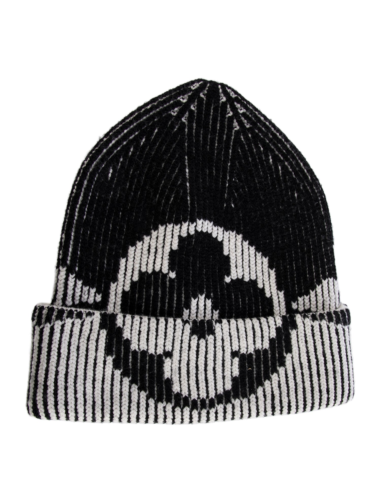 Louis Vuitton Wool Ribbed Monogram Beanie