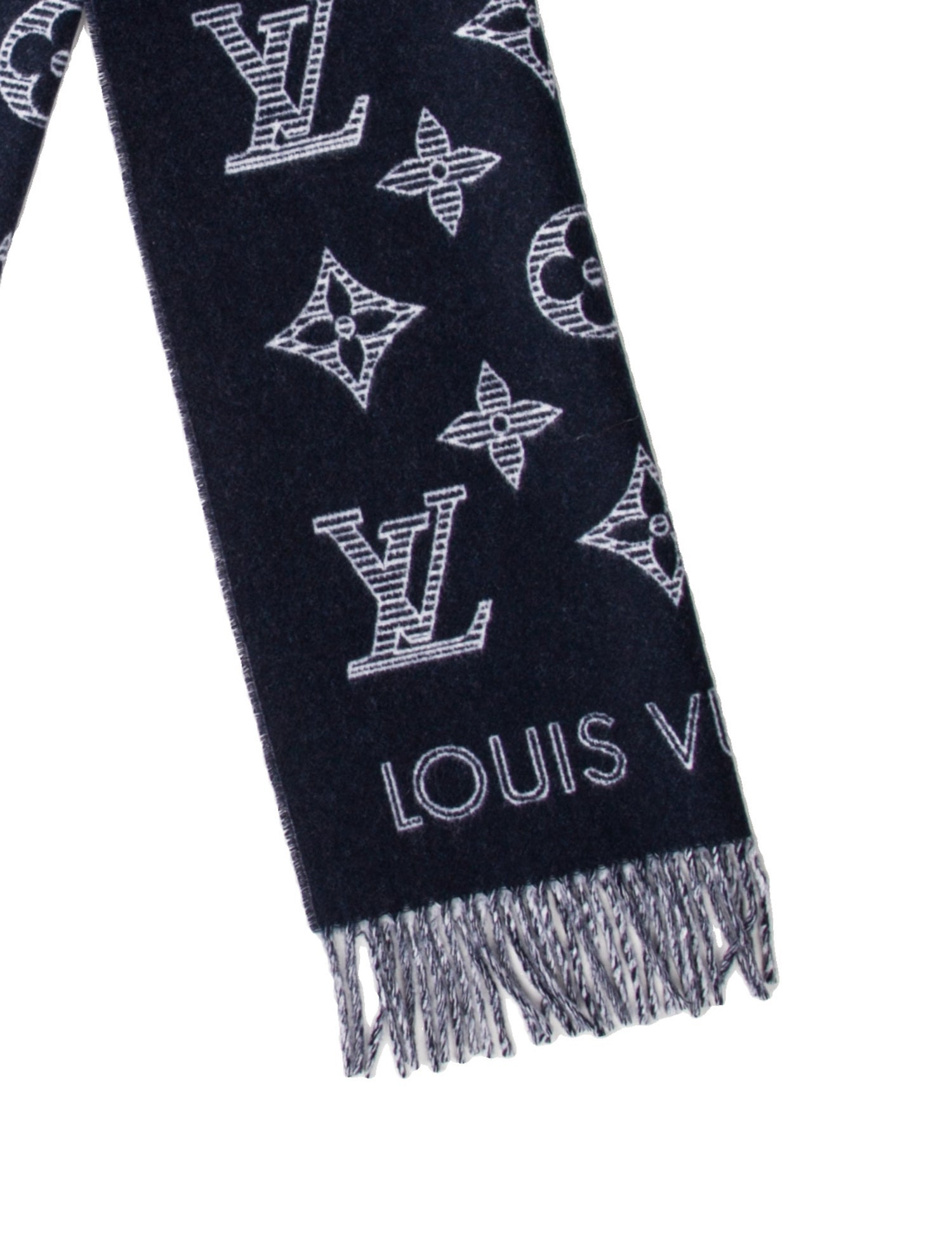 Louis Vuitton Shadow Monogram Pattern Scarf