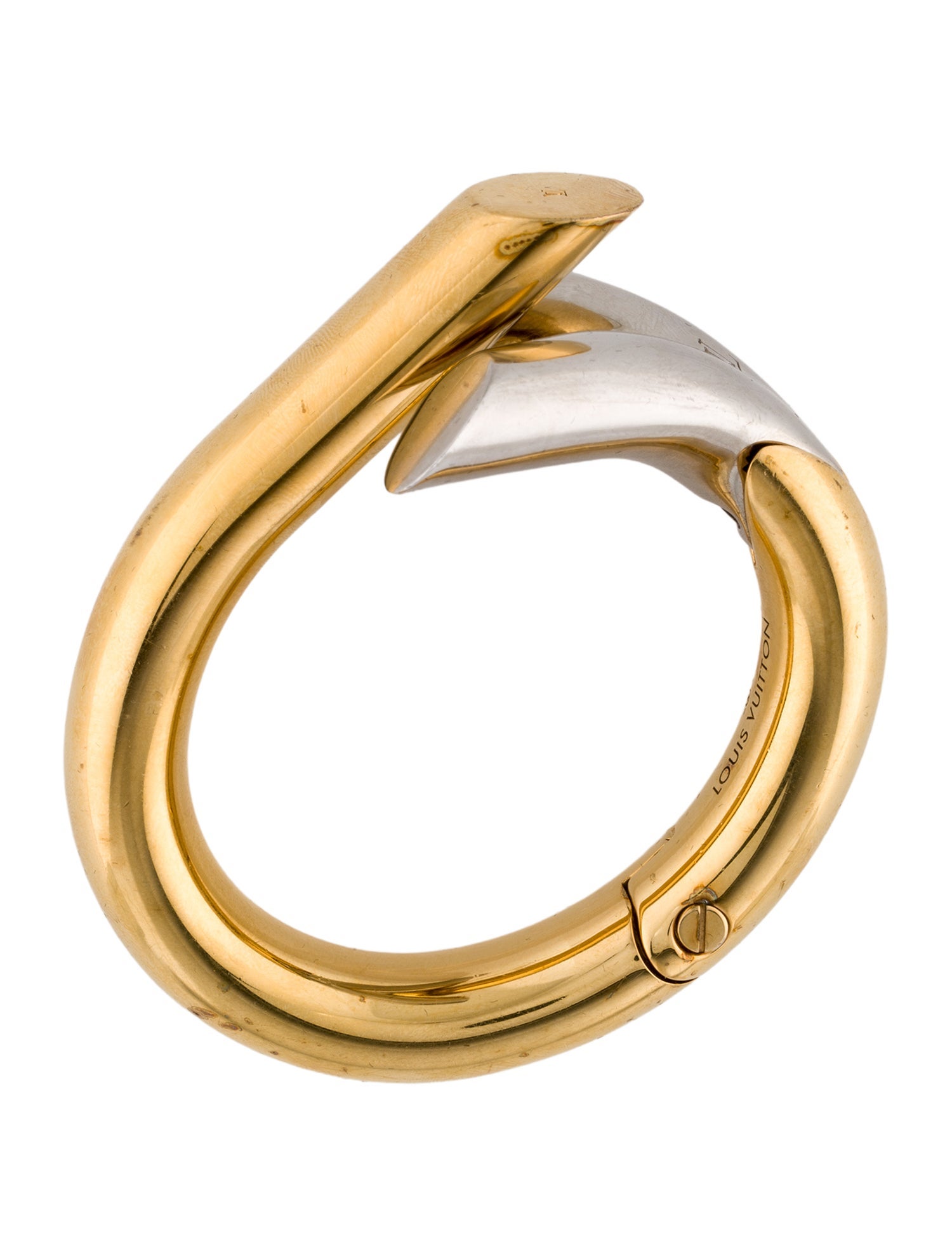 Louis Vuitton Essential V Twist Hinged Bracelet