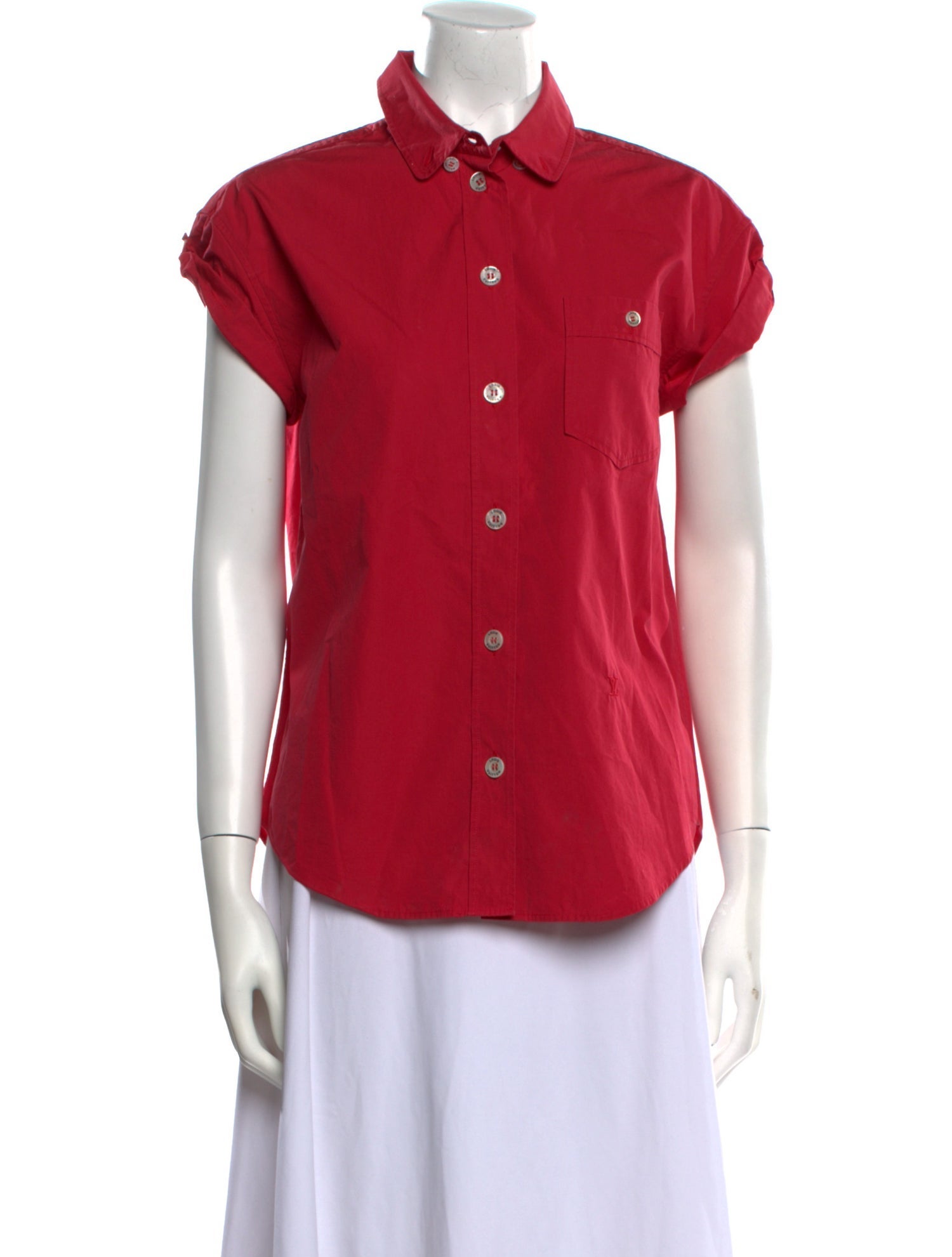 Louis Vuitton 2010's Short Sleeve Button-Up Top