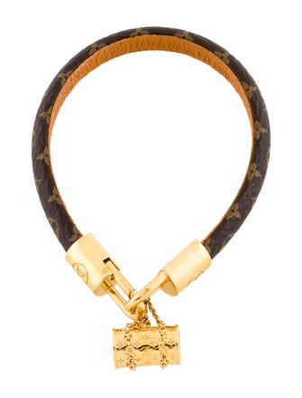 Louis Vuitton Leather Charm Bracelet