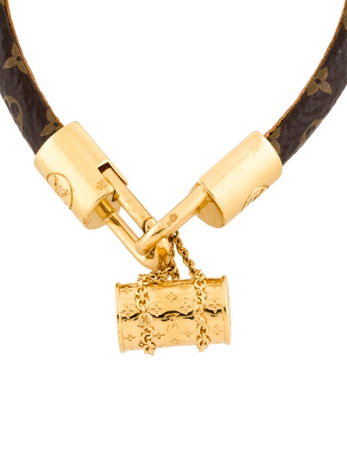 Louis Vuitton Leather Charm Bracelet