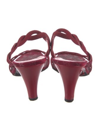 Louis Vuitton LV Monogram Satin Slides