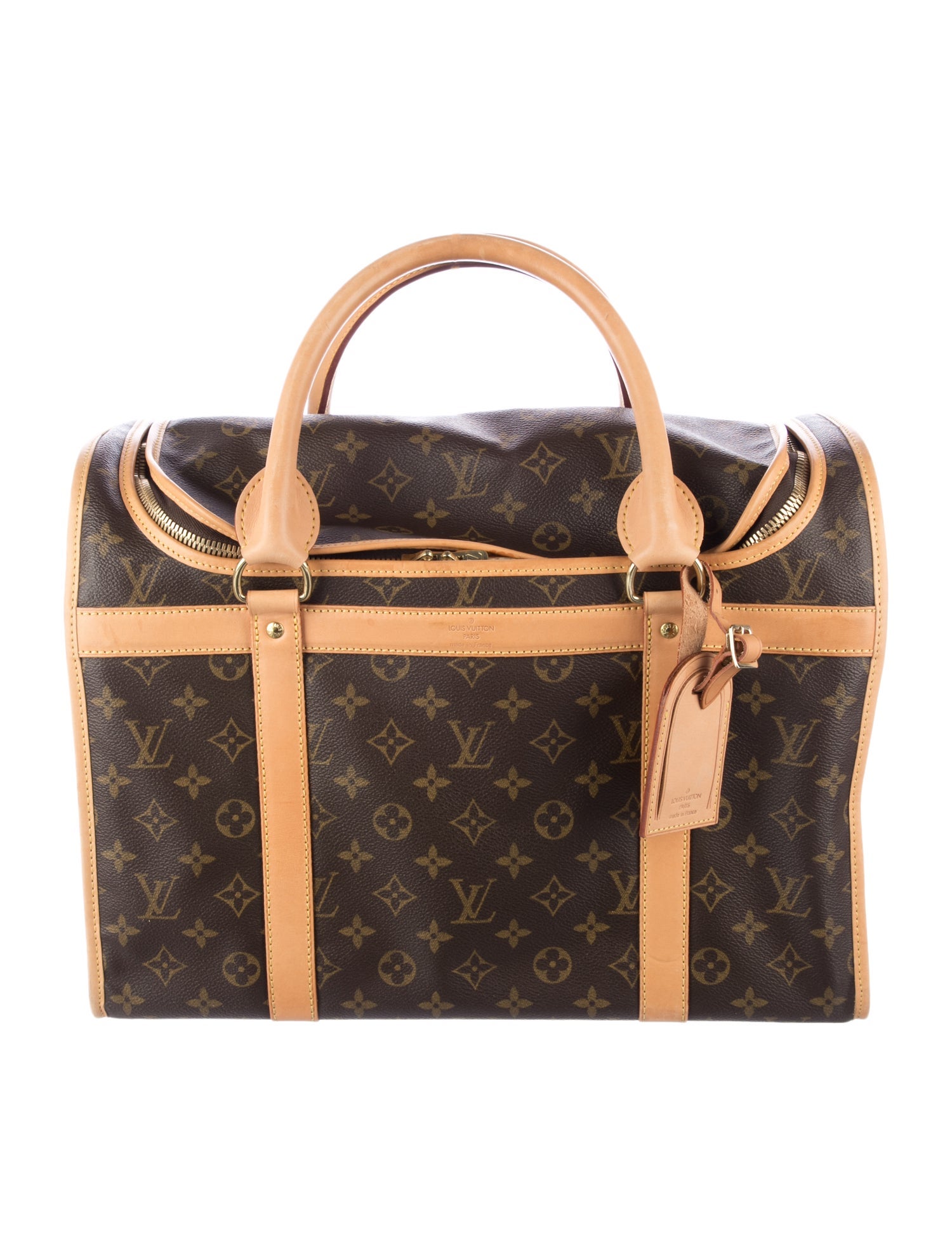 Louis Vuitton Monogram Sac Chien 40 Pet Carrier