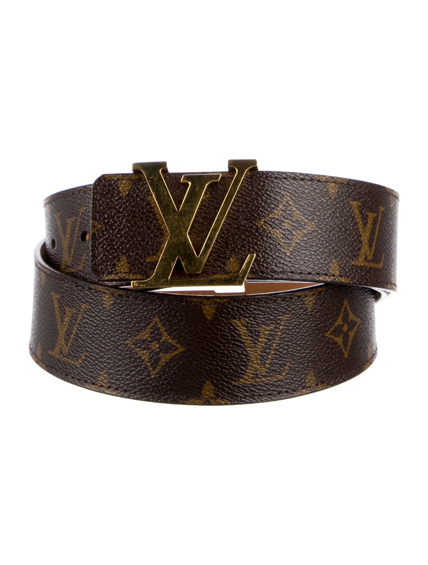 Louis Vuitton LV Monogram Coated Canvas Belt