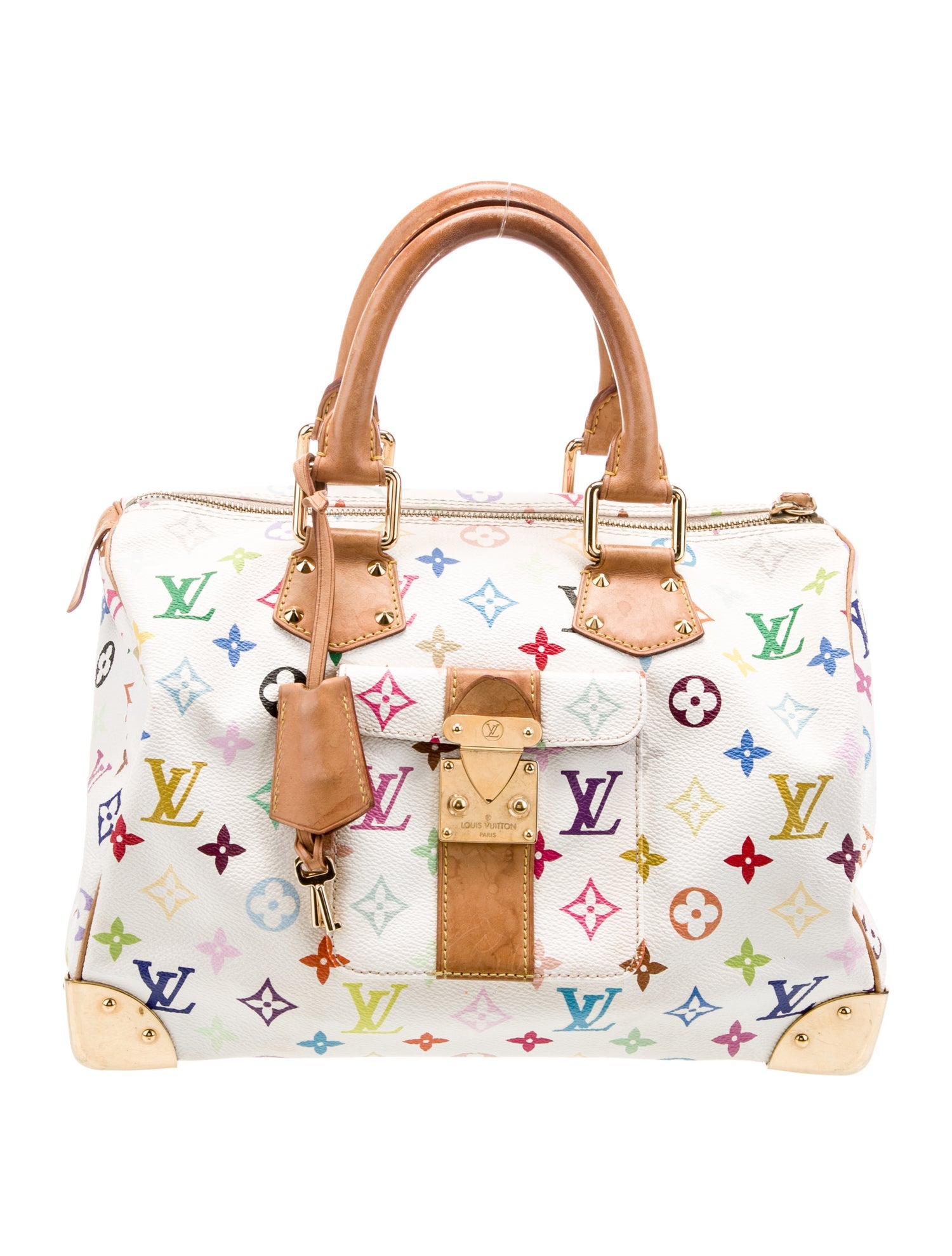 Louis Vuitton Multicolore Monogram Speedy 30 Vintage