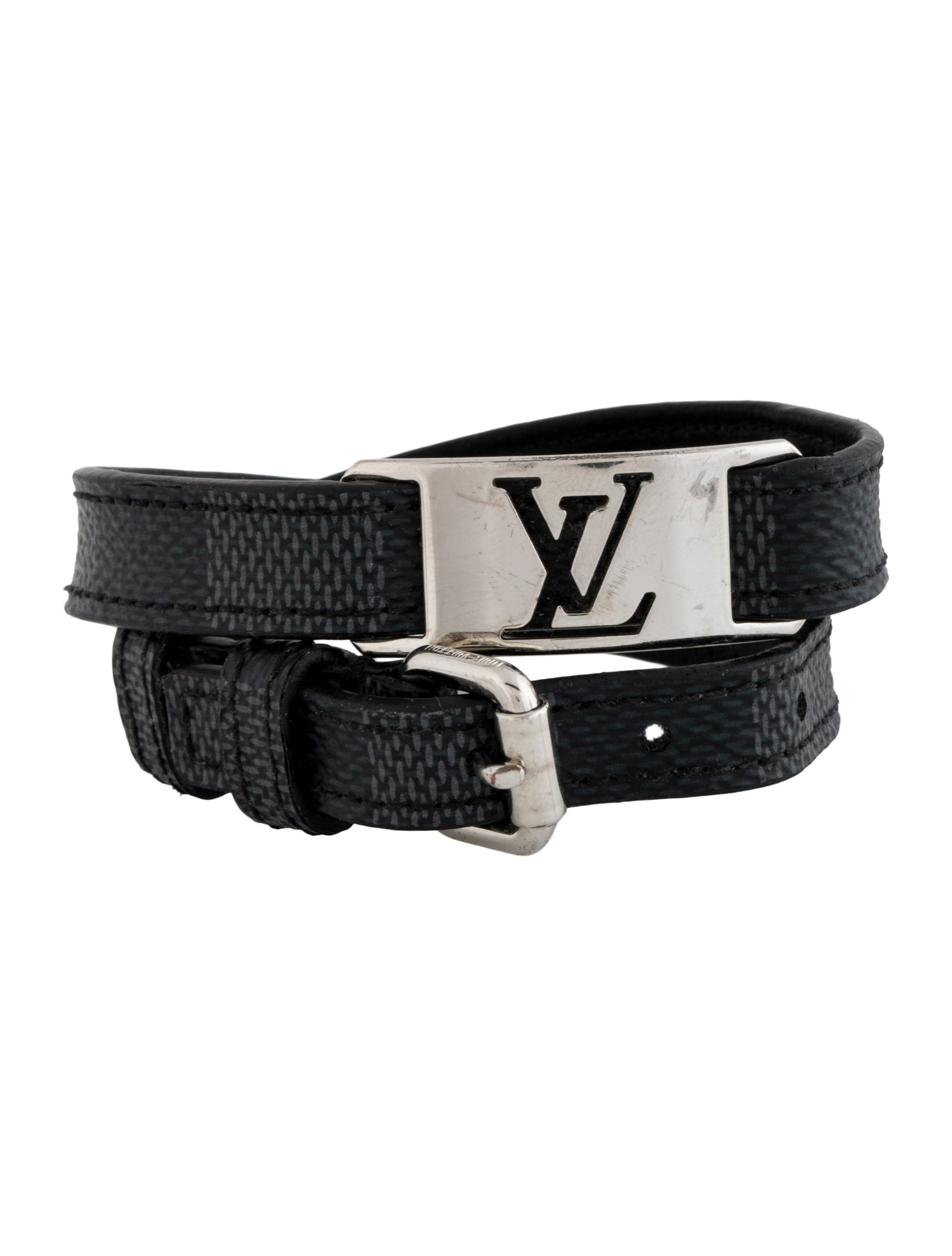 Louis Vuitton Damier Sign It Wrap Bracelet