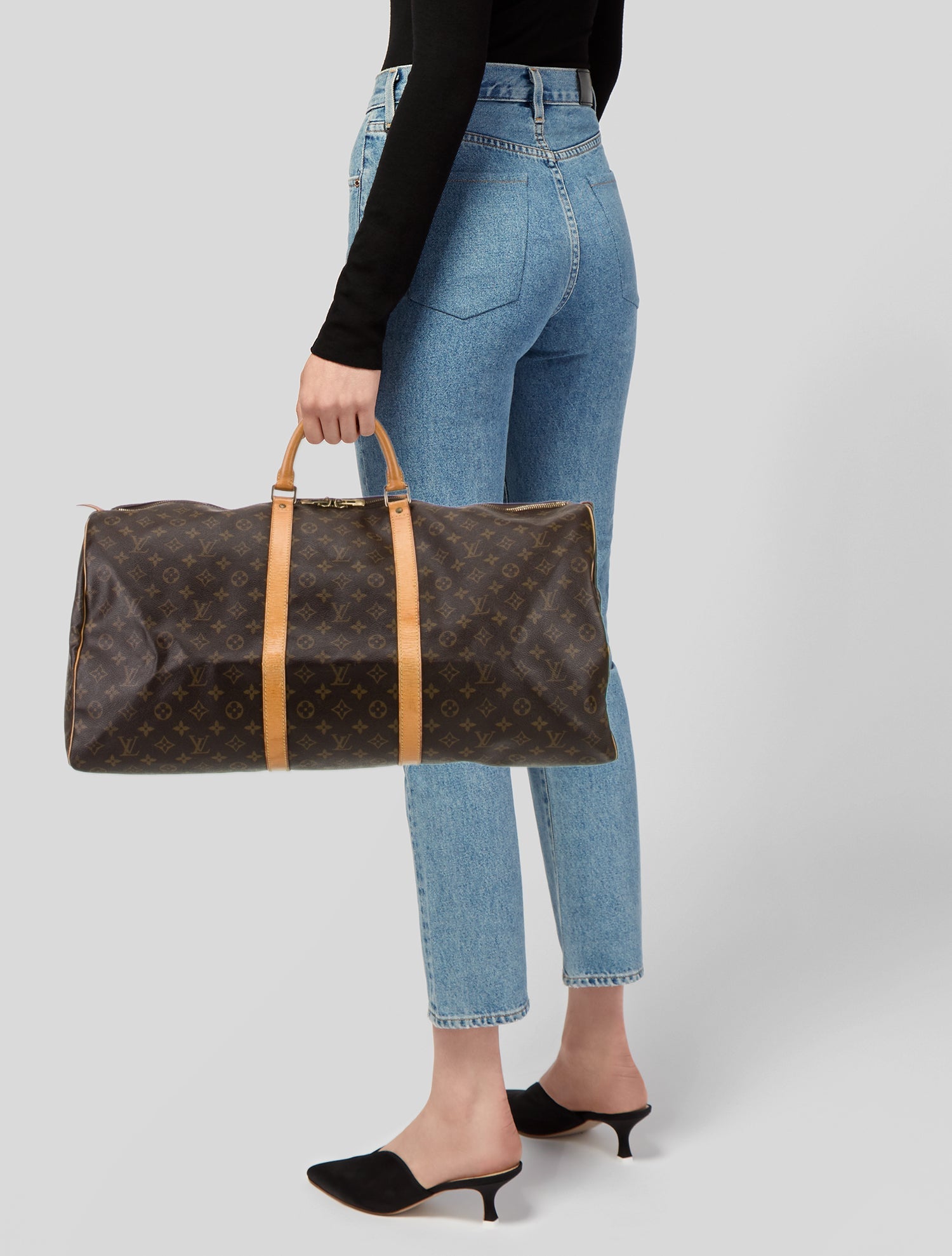 Louis Vuitton LV Monogram Keepall 60 Vintage