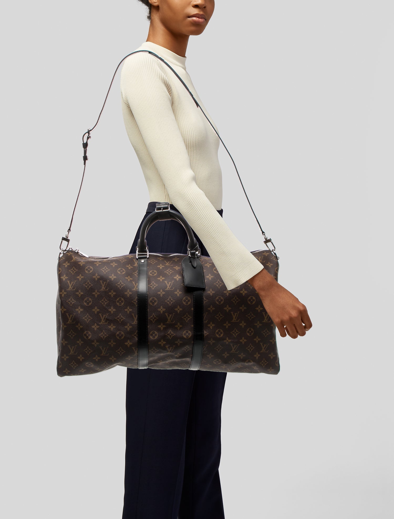 Louis Vuitton LV Monogram Keepall Bandouliere 55