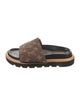 Louis Vuitton 2021 Monogram Pattern Slides