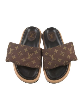 Louis Vuitton 2021 Monogram Pattern Slides