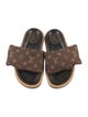 Louis Vuitton 2021 Monogram Pattern Slides