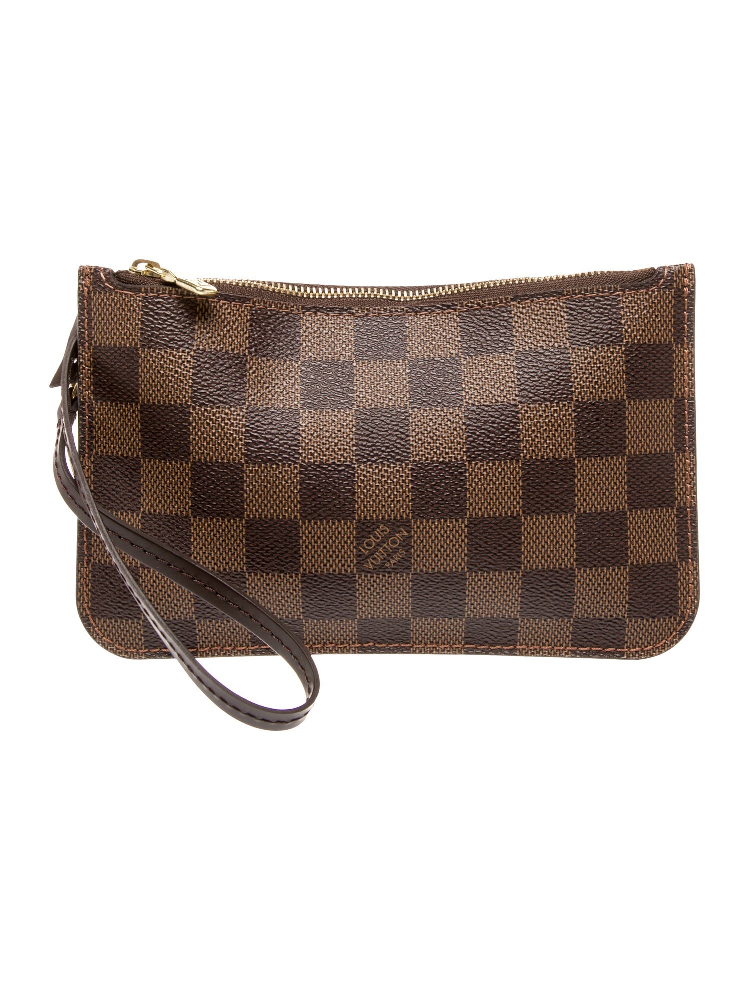 Louis Vuitton Damier Ebene Neverfull Pouch