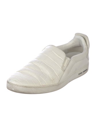 Louis Vuitton 2015 Embossed Leather Sneakers
