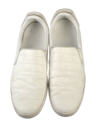 Louis Vuitton 2015 Embossed Leather Sneakers