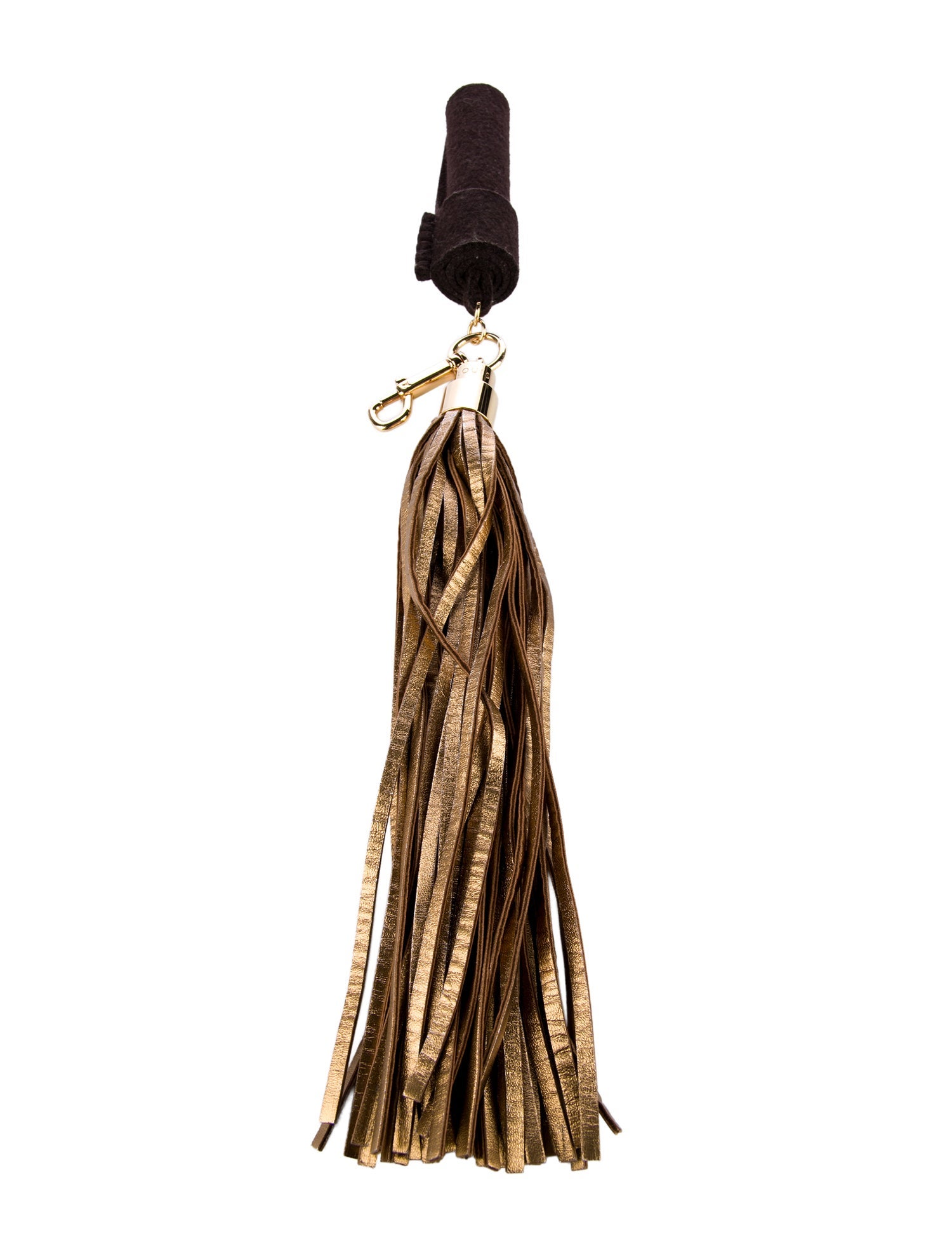 Louis Vuitton Felt and Leather Tassel Bag Charm