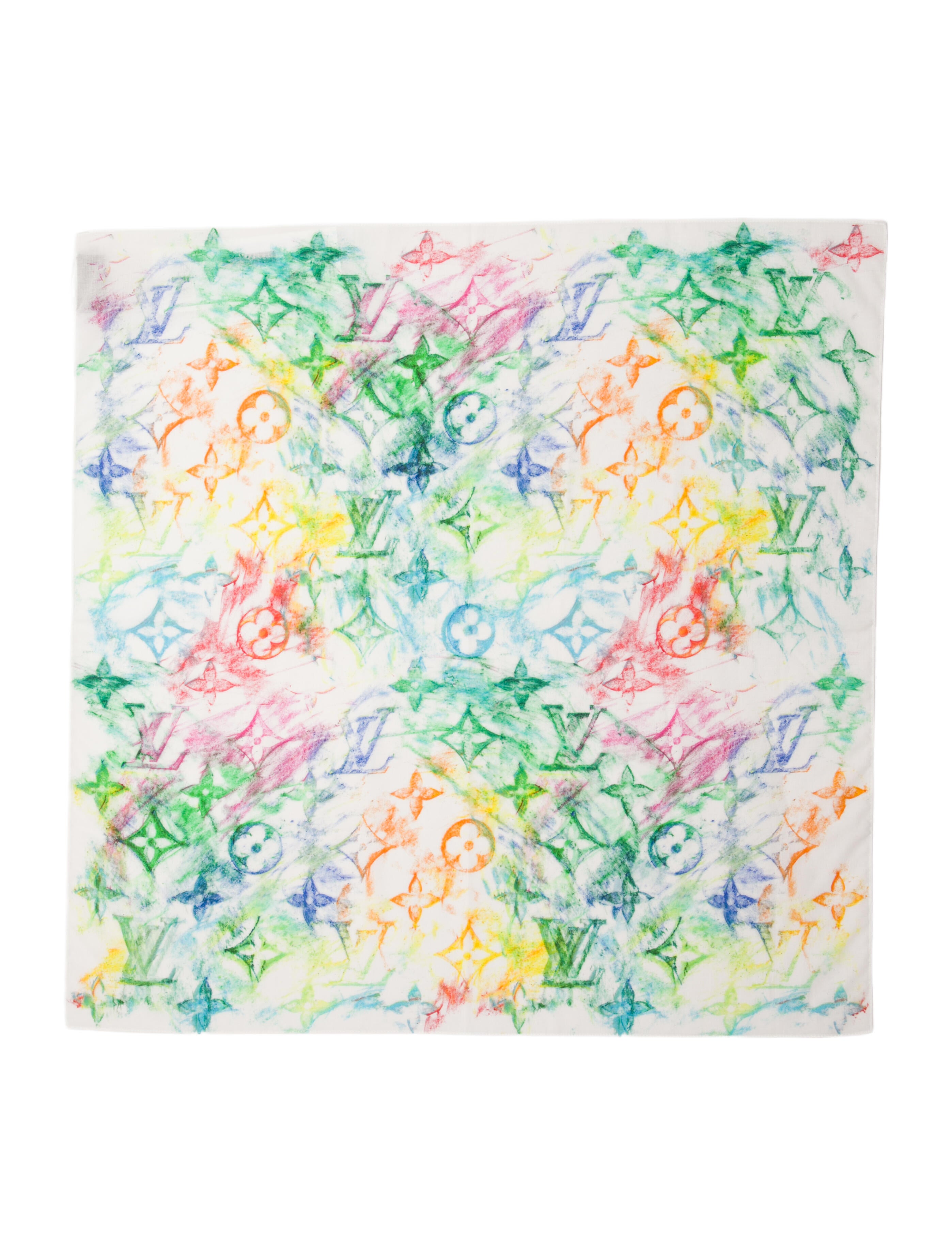 Louis Vuitton Watercolor Silk Bandana