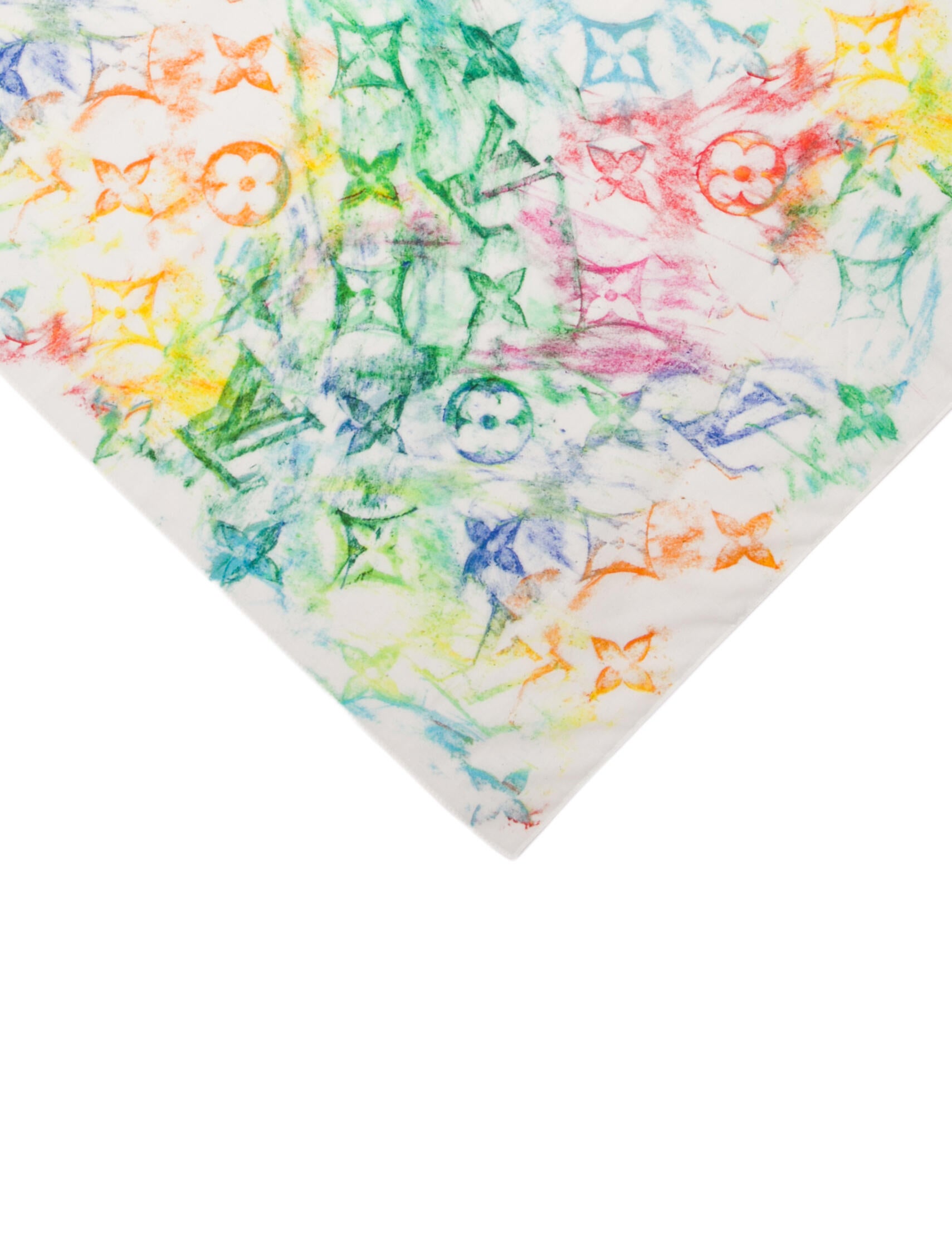 Louis Vuitton Watercolor Silk Bandana
