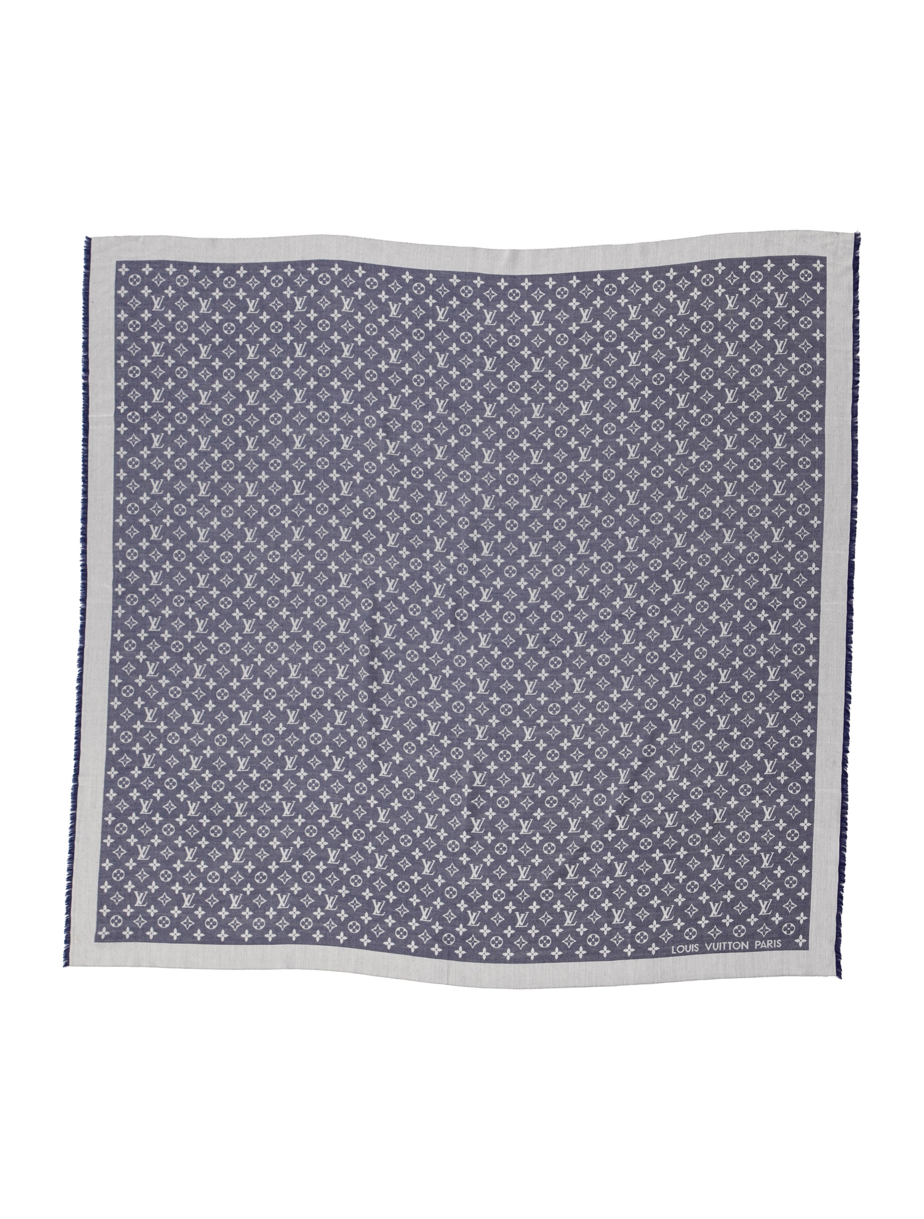 Louis Vuitton Silk LV Monogram Shawl