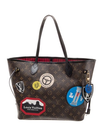 Louis Vuitton LV Monogram Neverfull w/Pouch MM