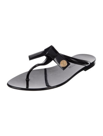Louis Vuitton LV Monogram Rubber Flip Flops