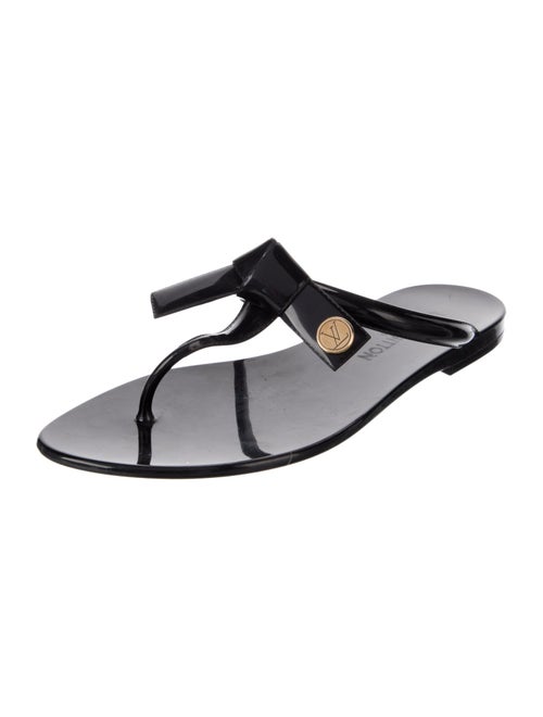 Louis Vuitton LV Monogram Rubber Flip Flops
