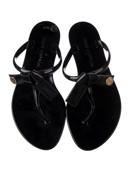 Louis Vuitton LV Monogram Rubber Flip Flops