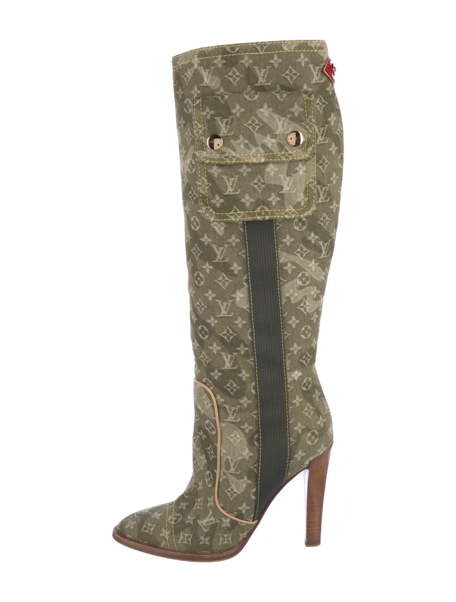 Louis Vuitton Vintage Monogramouflage Boots