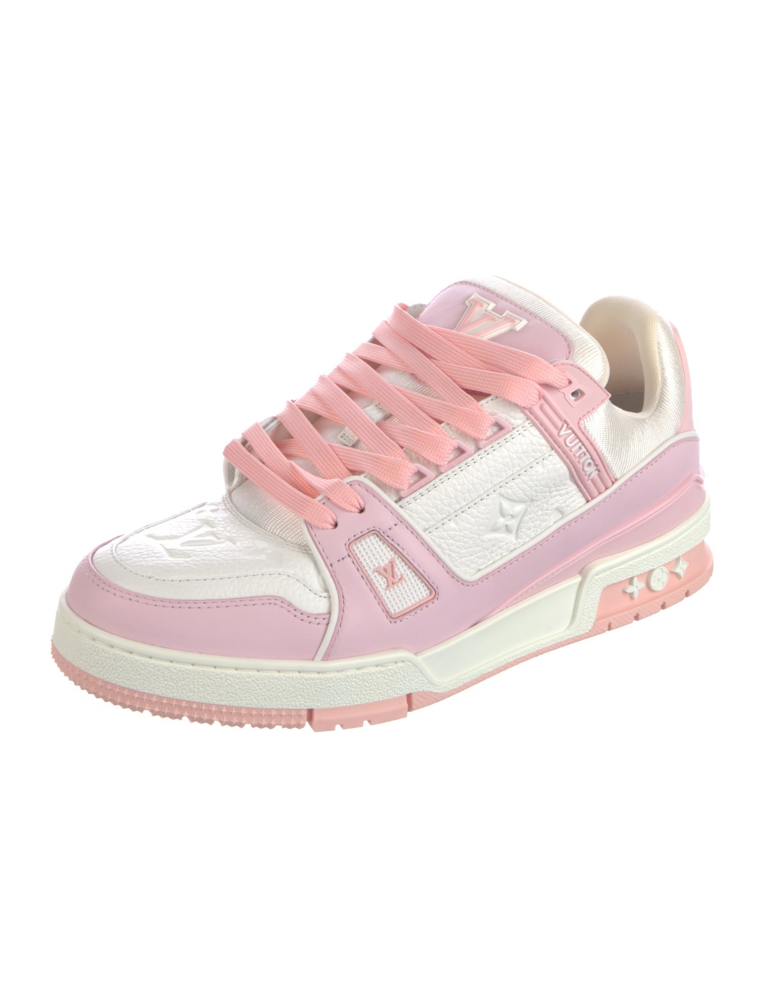 Louis Vuitton Monogram Pattern Leather Sneakers